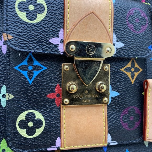 ❌SOLD❌ Louis Vuitton Multicolore Alma GM Black bag - Picture 12 of 13